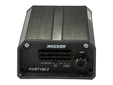 Kicker 42PXiBT1002 - PXiBT100.2 - PXIBT100.2 - 2x50-Watt Full-Range Amplifier/Controller w/ Bluetooth Interface