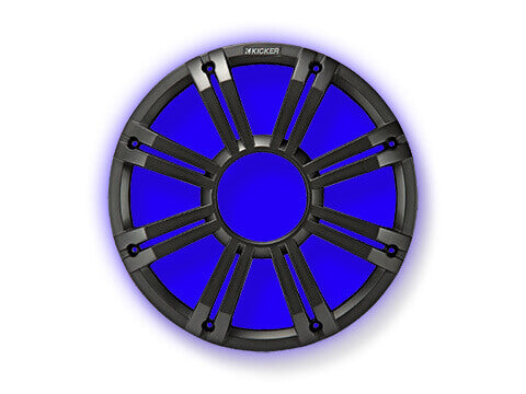 Kicker-45KMG10C-KM/KMF-10"-Charcoal-LED-Grille