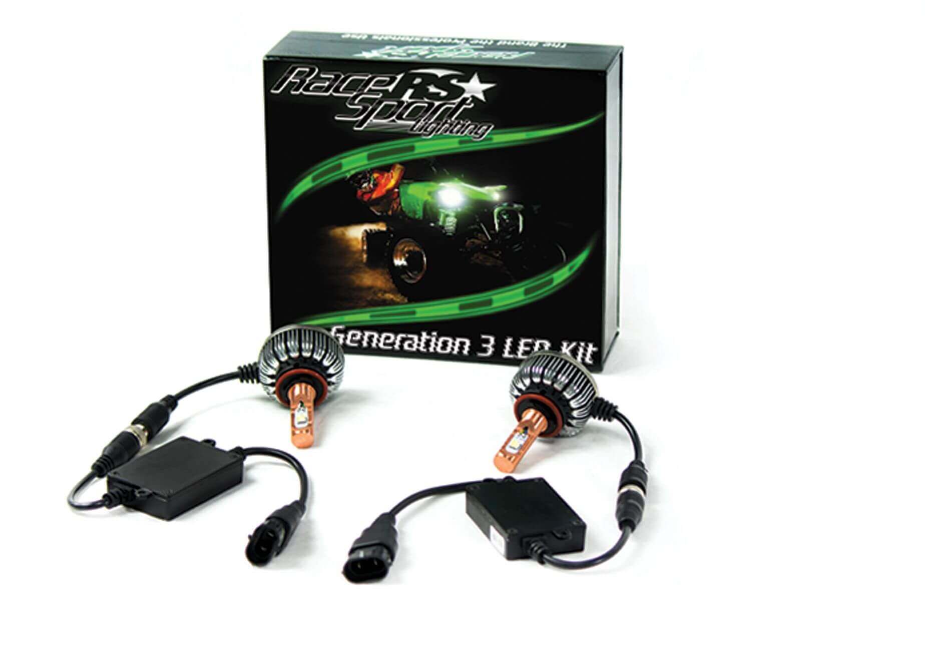 Race-Sport-880-LED-G3-KIT-GEN3-880-2,700-LUX-LED-Headlight-Kit-w/ Copper-Core-and-Pancake-Fan-Design