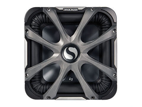 Kicker 08GL78 - 8" Square Grille -8-Inch (20cm) Square Speaker Grille.