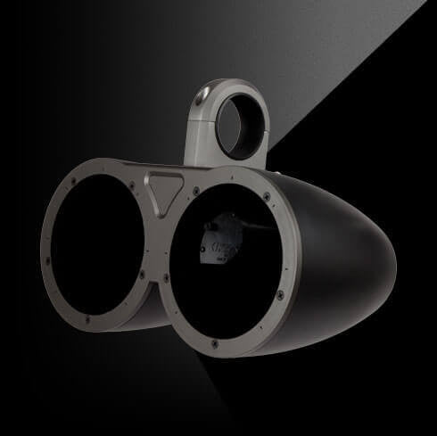 Kicker KMTED Dual 6½” Empty Enclosure Pair - Kicker 12KMTED