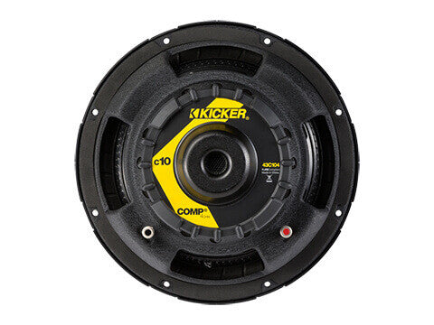 Kicker 43C104 - 10" Comp 4 Ohm SVC - C10 Comp® 10-Inch (25cm) Subwoofer, 4-Ohm, 150W