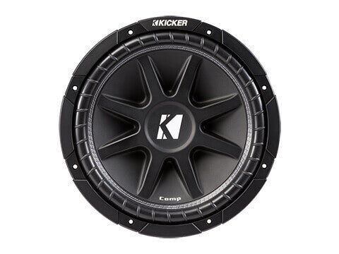 Kicker 43CVR124 CompVR 12" Car Audio Subwoofer – 400W RMS, Dual 4-Ohm, DVC, Non-Enclosed
