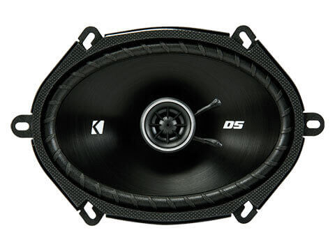 Kicker 43DSC6804 - DS Series 6x8" Coax - DSC680 6x8-Inch (160x200mm) Coaxial Speakers, 4-Ohm
