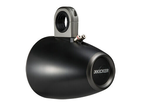 Kicker 43KMTES8B - KMTES 8” Empty Enclosure Pair - KMTES8 Tower Enclosures for 8-Inch (200mm) Drivers, Pair, Black