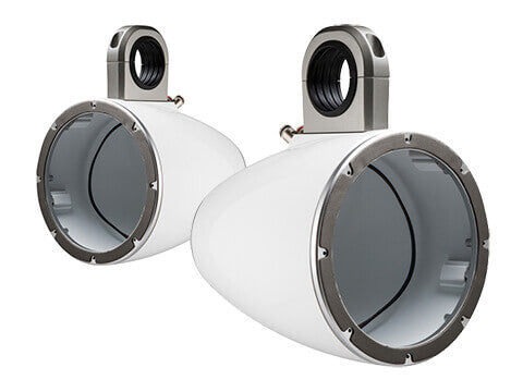 Kicker 43KMTES8W - KMTESW 8” Empty Enclosure Pair - KMTES8 Tower Enclosures for 8-Inch (200mm) Drivers, Pair, White