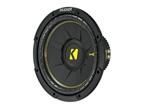 Kicker 44CWCD104 - 10" CompC 4 Ohm DVC - CompC 10-Inch (25cm) Subwoofer, DVC, 4-Ohm, 300W