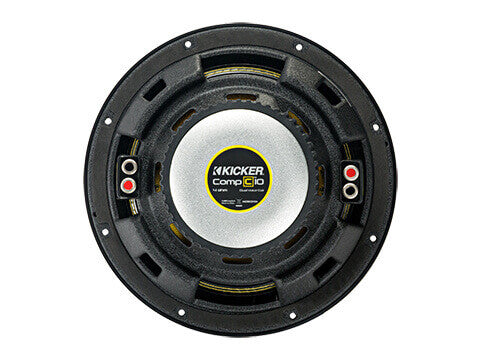 Kicker 44CWCD104 - 10" CompC 4 Ohm DVC - CompC 10-Inch (25cm) Subwoofer, DVC, 4-Ohm, 300W