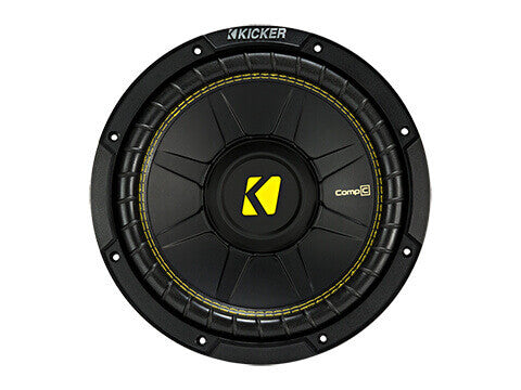 Kicker 44CWCD104 - 10" CompC 4 Ohm DVC - CompC 10-Inch (25cm) Subwoofer, DVC, 4-Ohm, 300W