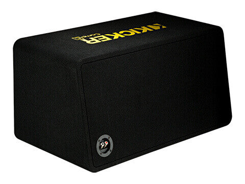 Kicker 44DCWC122 - Dual 12" CompC Enclosure - Dual CompC 12-Inch (30cm) Subs in Vented Enclosure, 2-Ohm, 600W