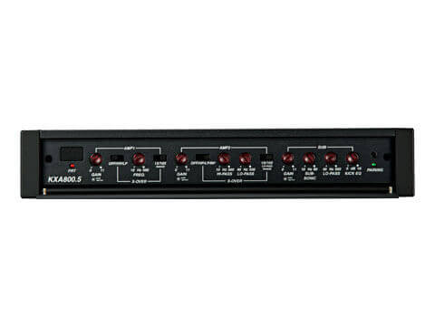 Kicker 44KXA8005 - KXA800.5 Amplifier - KXA800.5 4x100-Watt 4-Channel Full Range Class D Amp w/400w Class D Sub Amp Ch.