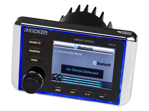 Kicker KMC10 - KMC10 Media Center - KMC10 All-In-One Marine Media Center w/Bluetooth®