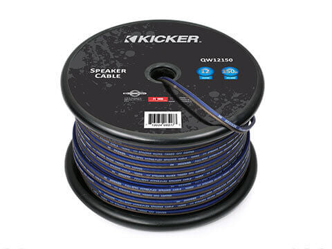 Kicker QW12150 - 12AWG 150ft Speaker Wire -  Q-Series Speaker Wire, Spool, 12ga, 150ft