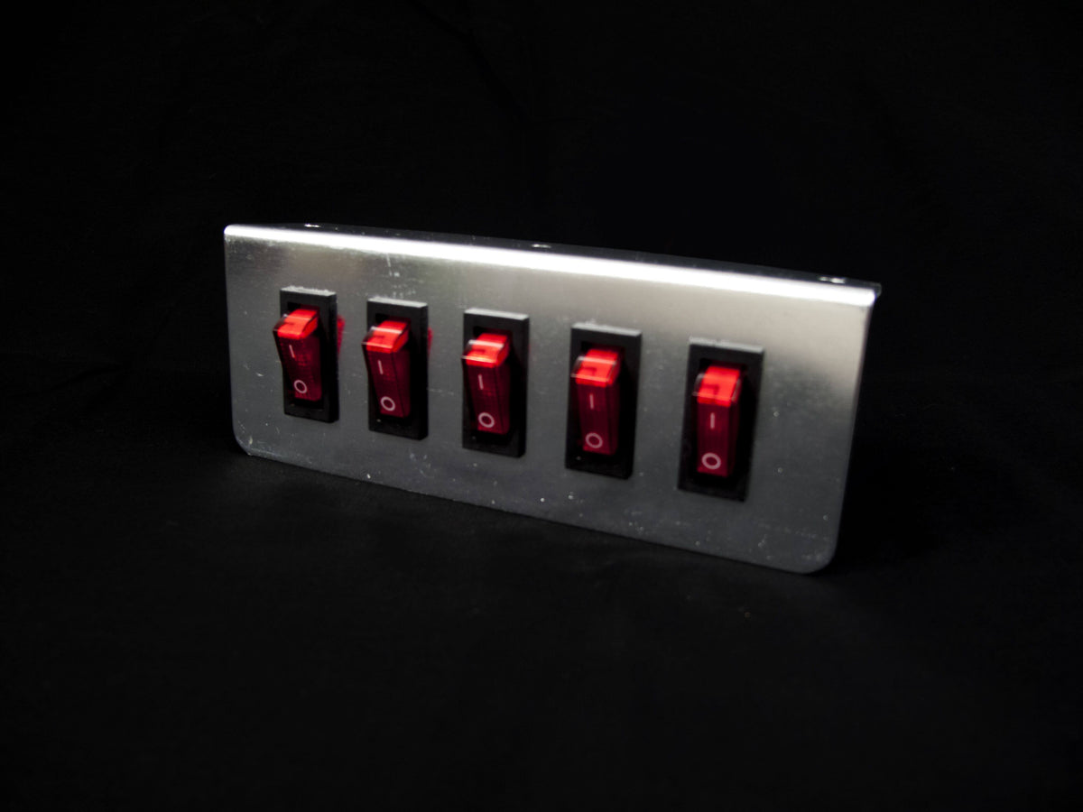 Race-Sport-RS-5SW-PANEL-5-Switch-On/Off-Prewired-Panel-w/ Fuse