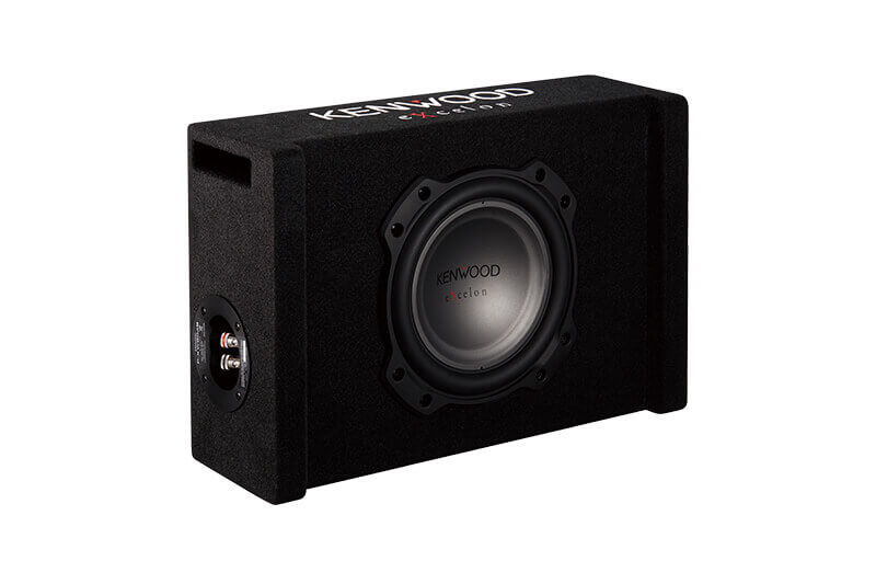 Kenwood-eXcelon-P-XW804B-8”-Oversized-Shallow-Subwoofer
