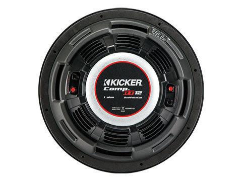 Kicker 43CWRT122 - 12" CompRT 2 Ohm - CompRT12 12-Inch (30cm) Subwoofer, DVC, 2-Ohm, 500W