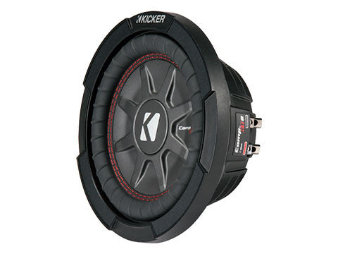 Kicker 43CWRT81 - 8" CompRT 1 Ohm - CompRT8 8-Inch (20cm) Subwoofer, DVC, 1-Ohm, 300W