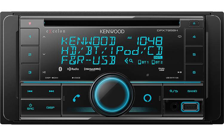 Kenwood DPX795BH: Dual DIN Size CD Receiver with Bluetooth & HD Radio