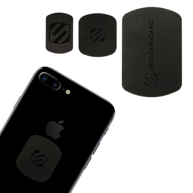 Scosche MAGRKI MagicPlate™ Colors  for iPhone and Other Devices - black