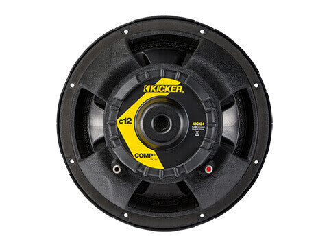 Kicker 43C124 - 12" Comp 4 Ohm SVC - C12 Comp® 12-Inch (30cm) Subwoofer, 4-Ohm, 150W