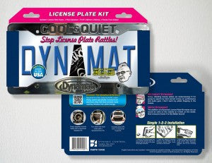 Dynamat License Plate Kit 19100