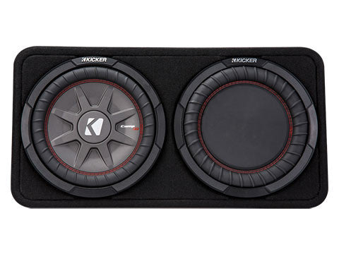 Kicker 10" CompRT 2 Ohm Enclosure 43TCWRT102
